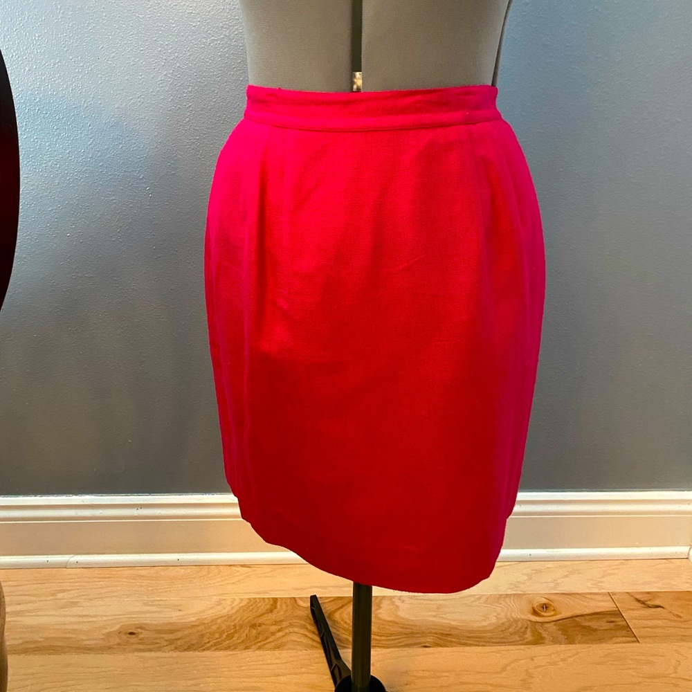 Doncaster woven silk skirt